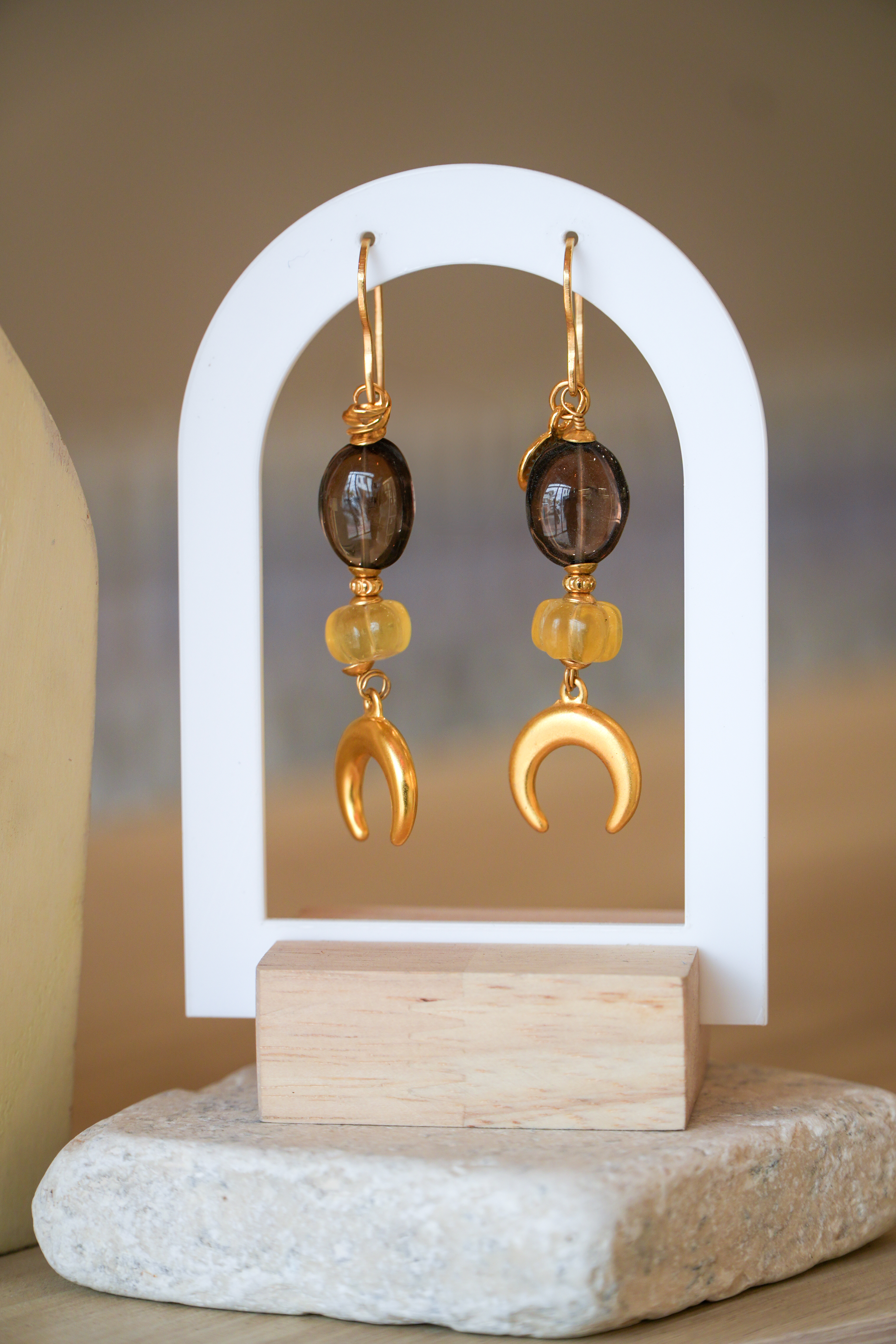 Aretes "Cuernitos de la Luna"
