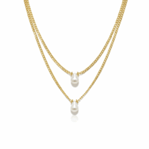 Collar "Doble perla"