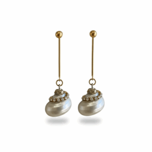 Aretes "Caracol Colgante"
