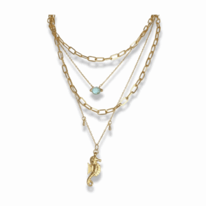 Juego de collares “Marina y Eslabones”
